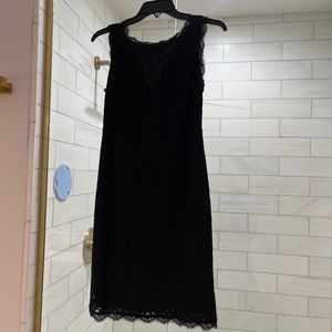 Adrianna Papell Black Lace Dress